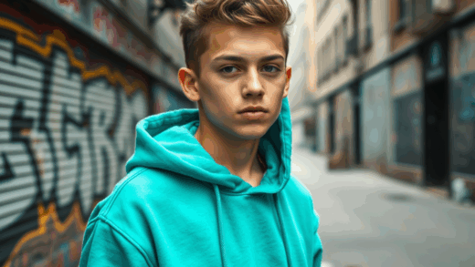 vilaroyal.ro | Turcoazul în ținutele streetwear